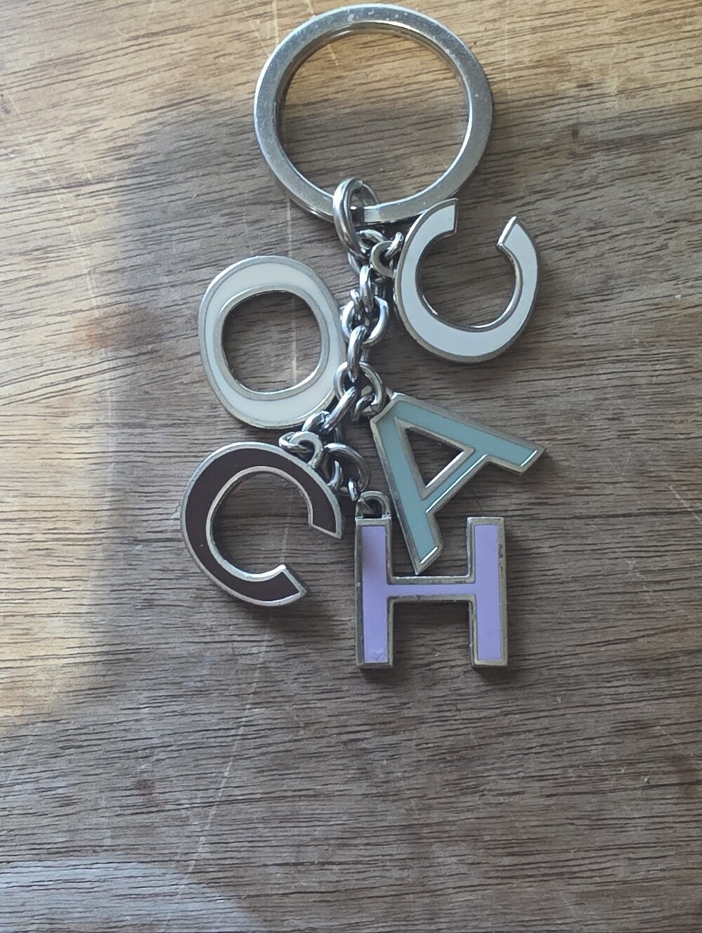 Authentic Coach Daisy Keychain